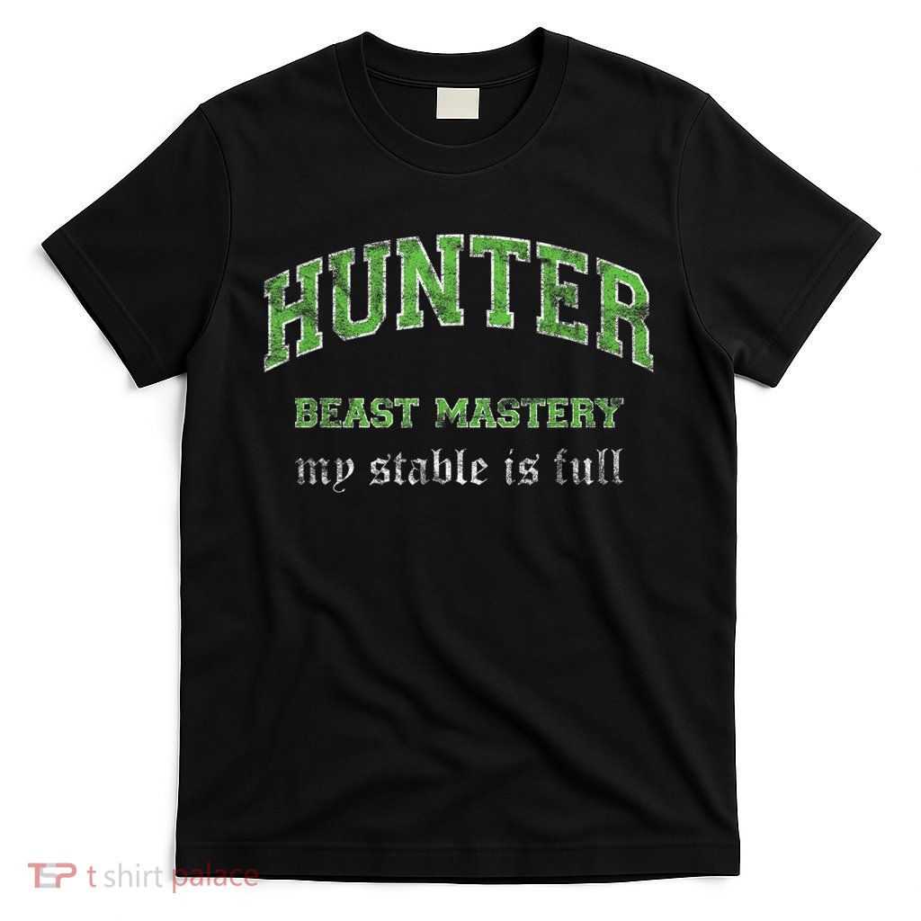 Beast Mastery Hunter MMO Gamer T-Shirt