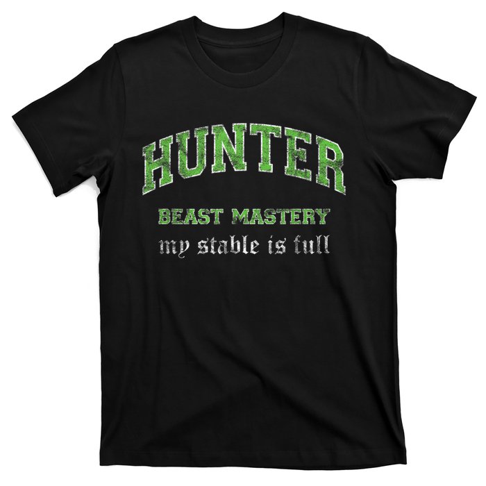 Beast Mastery Hunter MMO Gamer T-Shirt