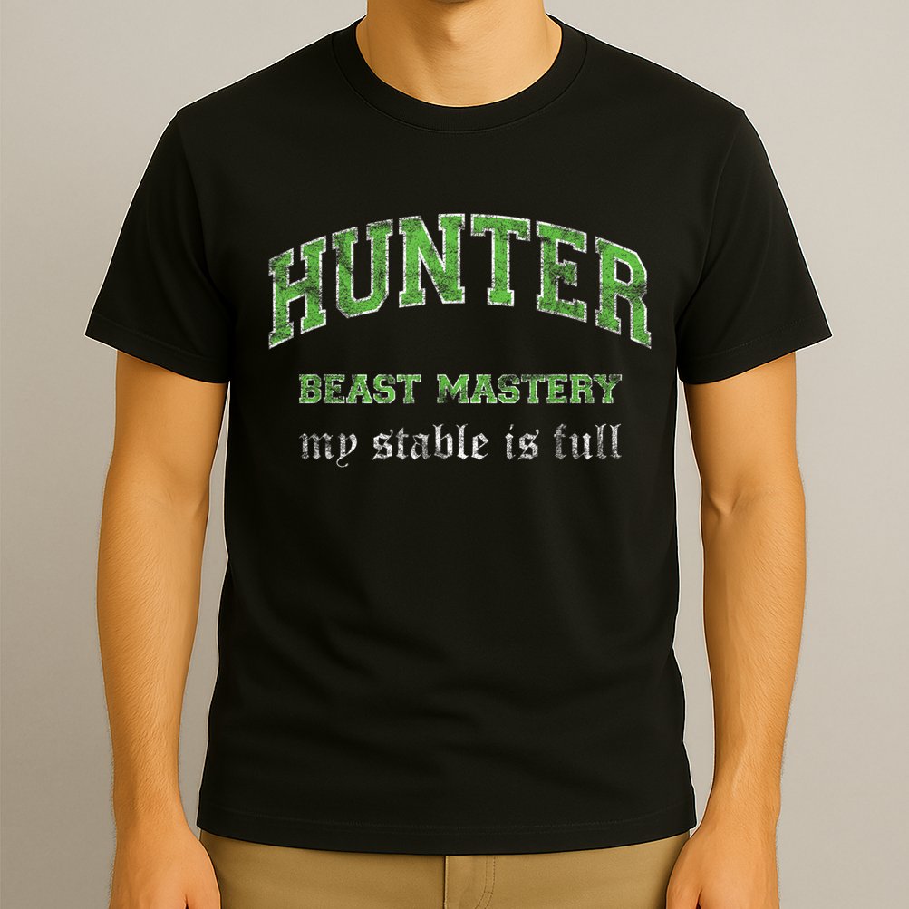Beast Mastery Hunter MMO Gamer T-Shirt