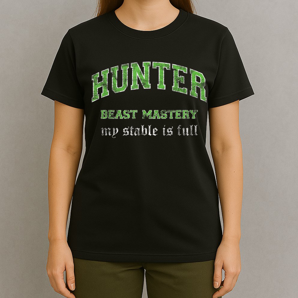 Beast Mastery Hunter MMO Gamer T-Shirt