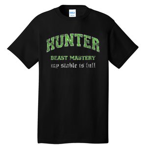 Beast Mastery Hunter MMO Gamer Tall T-Shirt