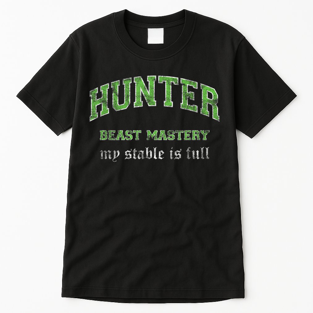 Beast Mastery Hunter MMO Gamer Tall T-Shirt