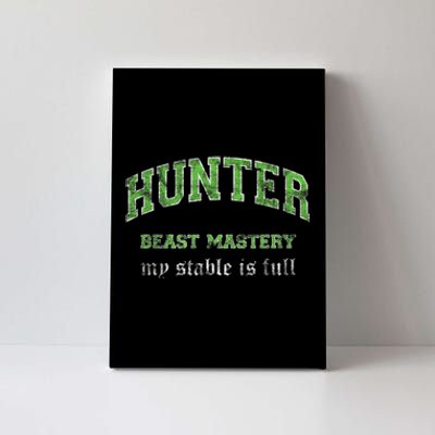 Beast Mastery Hunter MMO Gamer Canvas