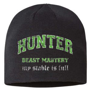 Beast Mastery Hunter MMO Gamer Sustainable Beanie