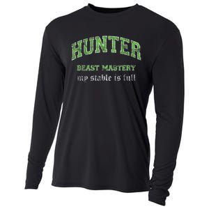 Beast Mastery Hunter MMO Gamer Cooling Performance Long Sleeve Crew