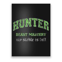 Beast Mastery Hunter MMO Gamer Poster