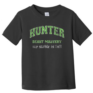 Beast Mastery Hunter MMO Gamer Toddler T-Shirt