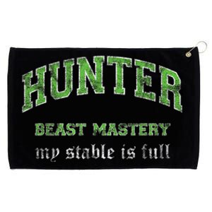 Beast Mastery Hunter MMO Gamer Grommeted Golf Towel