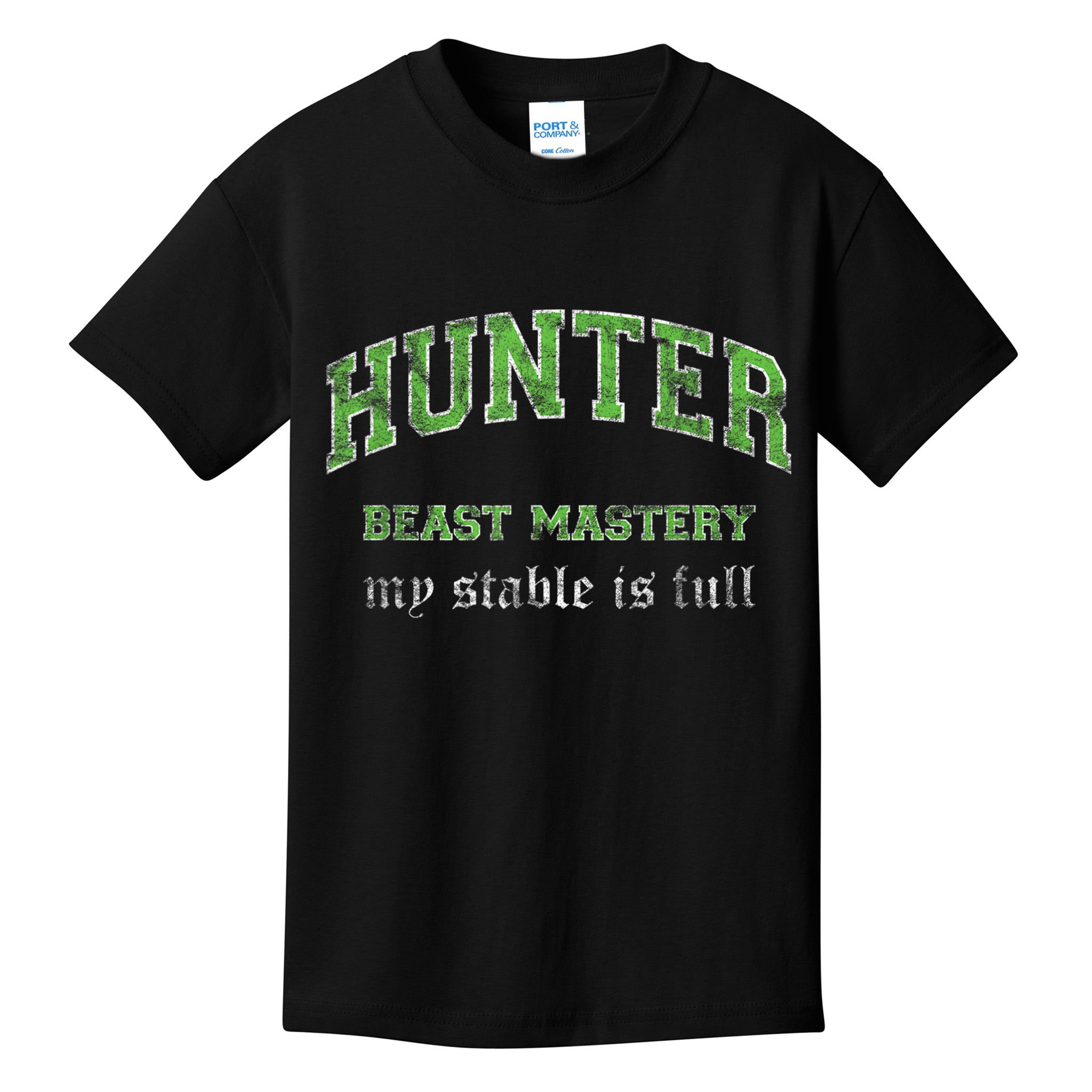 Beast Mastery Hunter MMO Gamer Kids T-Shirt