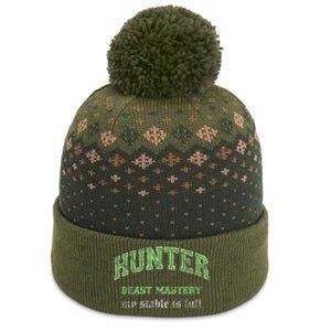 Beast Mastery Hunter MMO Gamer The Baniff Cuffed Pom Beanie