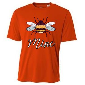 Bee Mine Honeybee Bumblebee Cute Retro Valentine's Day Gift Cooling Performance Crew T-Shirt