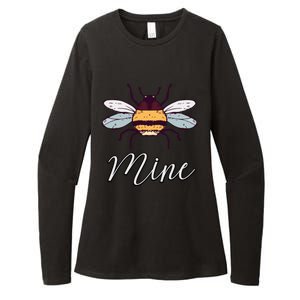 Bee Mine Honeybee Bumblebee Cute Retro Valentine's Day Gift Womens CVC Long Sleeve Shirt