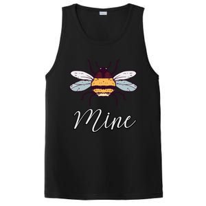 Bee Mine Honeybee Bumblebee Cute Retro Valentine's Day Gift PosiCharge Competitor Tank