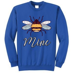 Bee Mine Honeybee Bumblebee Cute Retro Valentine's Day Gift Sweatshirt