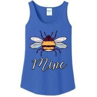 Bee Mine Honeybee Bumblebee Cute Retro Valentine's Day Gift Ladies Essential Tank