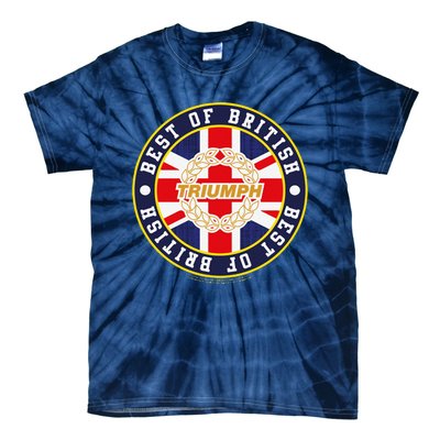 British Motor Heritage Triumph Laurel Logo Best Of British Tie-Dye T-Shirt