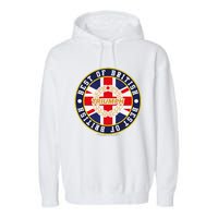 British Motor Heritage Triumph Laurel Logo Best Of British Garment-Dyed Fleece Hoodie