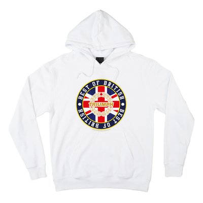 British Motor Heritage Triumph Laurel Logo Best Of British Hoodie