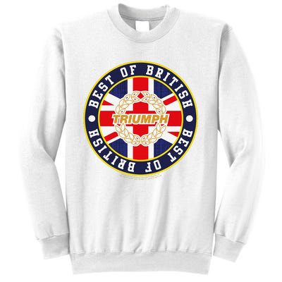 British Motor Heritage Triumph Laurel Logo Best Of British Sweatshirt