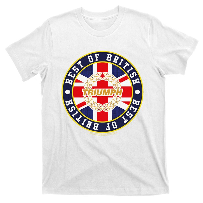 British Motor Heritage Triumph Laurel Logo Best Of British T-Shirt