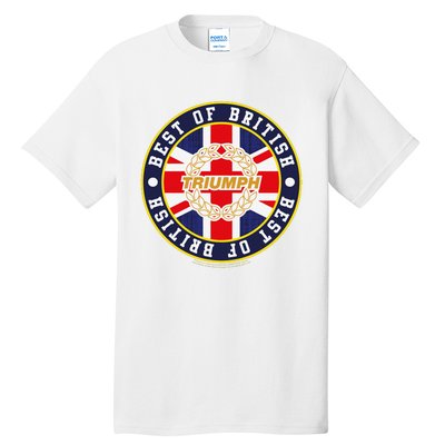 British Motor Heritage Triumph Laurel Logo Best Of British Tall T-Shirt