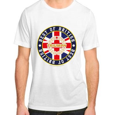 British Motor Heritage Triumph Laurel Logo Best Of British Adult ChromaSoft Performance T-Shirt