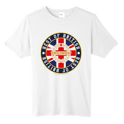 British Motor Heritage Triumph Laurel Logo Best Of British Tall Fusion ChromaSoft Performance T-Shirt