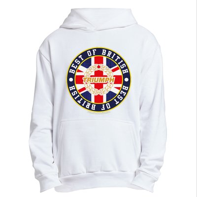 British Motor Heritage Triumph Laurel Logo Best Of British Urban Pullover Hoodie