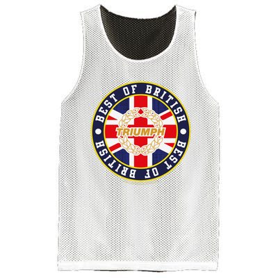 British Motor Heritage Triumph Laurel Logo Best Of British Mesh Reversible Basketball Jersey Tank