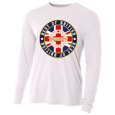 British Motor Heritage Triumph Laurel Logo Best Of British Cooling Performance Long Sleeve Crew