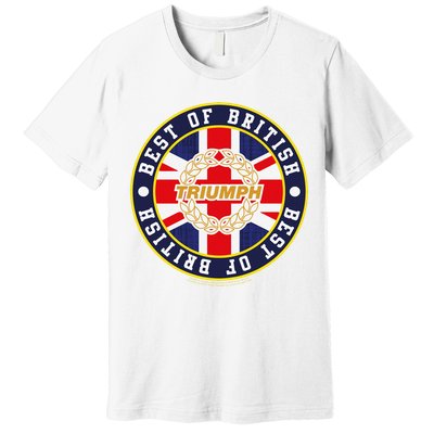 British Motor Heritage Triumph Laurel Logo Best Of British Premium T-Shirt