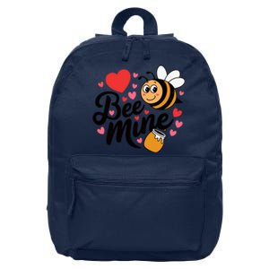 Bee Mine Heart Honey Valentine 16 in Basic Backpack