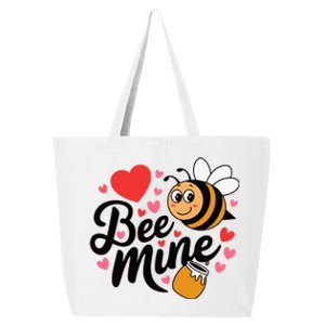 Bee Mine Heart Honey Valentine 25L Jumbo Tote