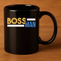 Boss Man Hoodie | Funny 11oz C Handle Ceramic Mug