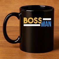 Boss Man Hoodie | Funny 11oz C Handle Ceramic Mug