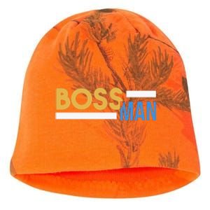 Boss Man Hoodie | Funny Kati - Camo Knit Beanie