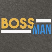 Boss Man Hoodie | Funny Cotton Canvas Backpack