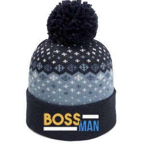 Boss Man Hoodie | Funny The Baniff Cuffed Pom Beanie