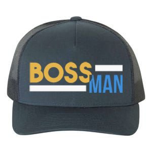 Boss Man Hoodie | Funny Yupoong Adult 5-Panel Trucker Hat