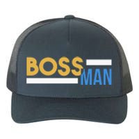 Boss Man Hoodie | Funny Yupoong Adult 5-Panel Trucker Hat