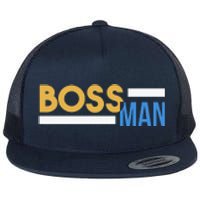 Boss Man Hoodie | Funny Flat Bill Trucker Hat