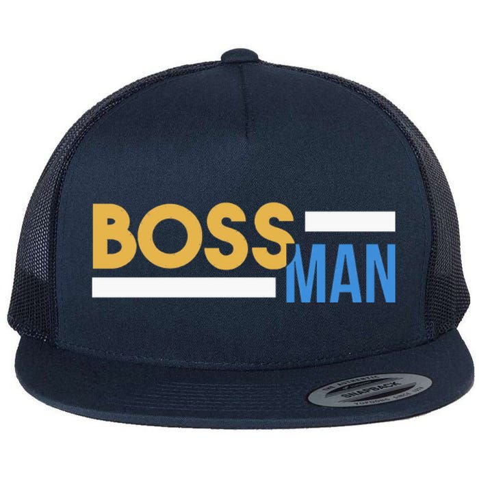 Boss Man Hoodie | Funny Flat Bill Trucker Hat