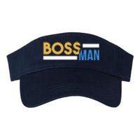 Boss Man Hoodie | Funny Valucap Bio-Washed Visor