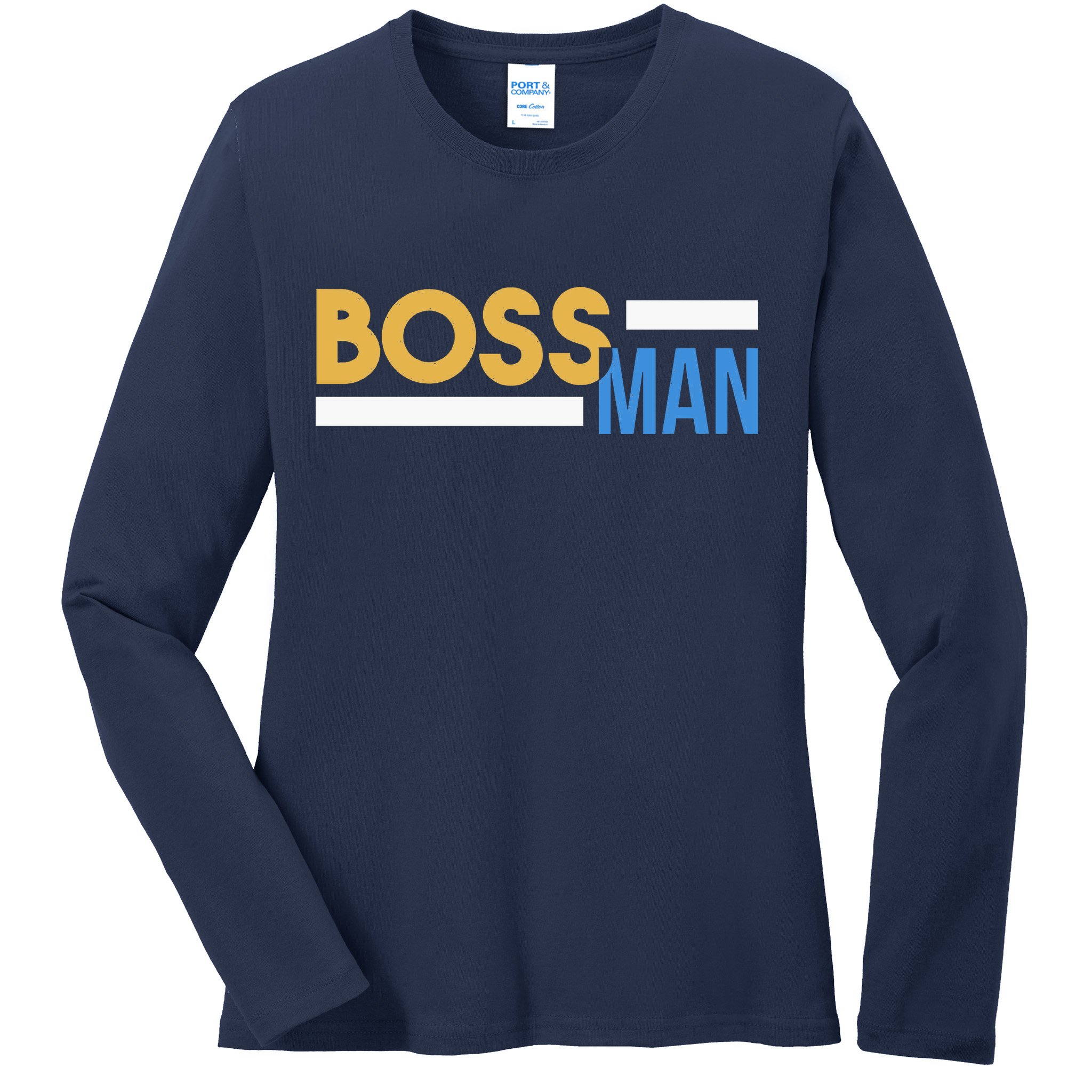 Boss Man Hoodie | Funny Ladies Long Sleeve Shirt