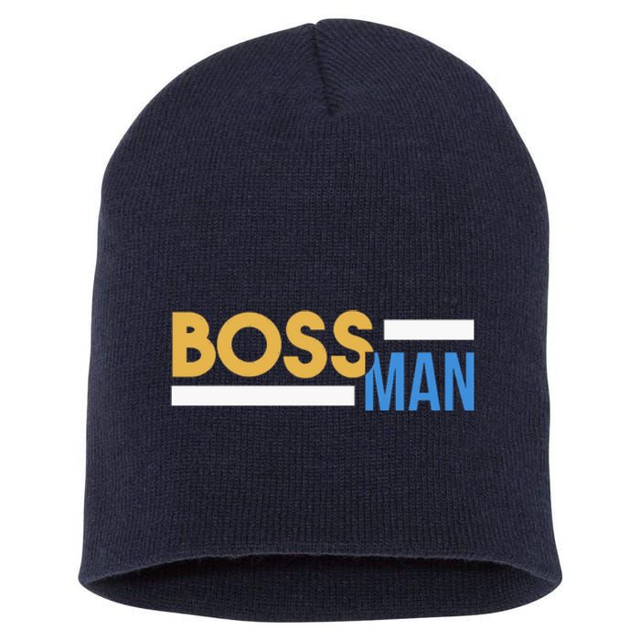 Boss Man Hoodie | Funny Short Acrylic Beanie