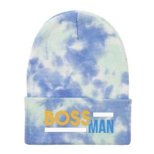 Boss Man Hoodie | Funny Tie Dye 12in Knit Beanie