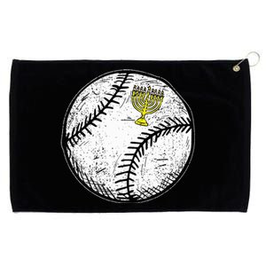 Baseball Menorah Hanukkah Chanukah Jewish Jew  Grommeted Golf Towel