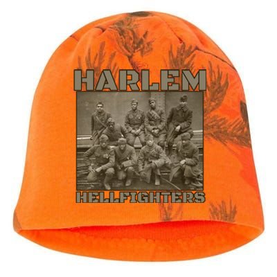 Black Military History Usa Black History Harlem Hellfighters Gift Kati - Camo Knit Beanie