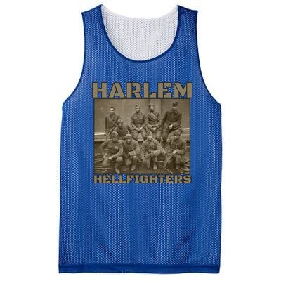 Black Military History Usa Black History Harlem Hellfighters Gift Mesh Reversible Basketball Jersey Tank