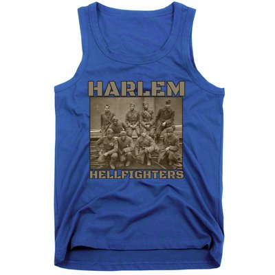 Black Military History Usa Black History Harlem Hellfighters Gift Tank Top